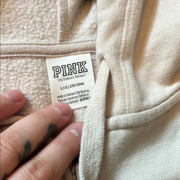 VS Pink Leopard Print Hoodie - Picture 3 of 5